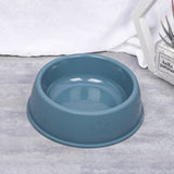 HULIANFU Pet Single Bowl PP Frosted Footprint Puppy Drinker Feeder Cat&amp;Dog Food Bowls Lightweight Non-slip Feeding Dish Pets Accessories
