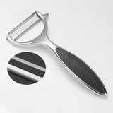 HULIANFU MHNTLOS Stainless Steel Multi-function Vegetable Peeler&ampJulienne Cutter Julienne Peeler Potato Carrot Grater Kitchen Tool