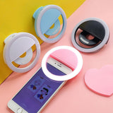 HULIANFU Led Selfie Ring Light Novelty Makeup Lightings Led Selfie Lamp Mobile Phones Photo Night Light Led Mirror Neon Sign Selfie Ring