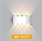 HULIANFU Led Wall Lamp Aluminum Outdoor IP65 Waterproof Up Down Wall Light For Home Stair Bedroom Bedside Bathroom Corridor Lighting