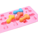 HULIANFU Sexy Penis Cake Mold For Soap, Birthday Fondant Cake, Chocolates, Ice and Soap 8 Penis Shape Cake Mold dick Ice Cream Creative