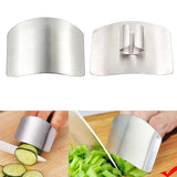 HULIANFU Stainless Steel Finger Guard Finger Hand Cut Hand Protector Knife Cut Finger Protection Tool Kitchen Cooking Knives Accessories