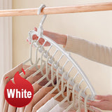 HULIANFU Joybos Clothes Hanger Closet Organizer Space Saving Hanger Multi-port Clothing Rack Plastic Scarf Storage hangers for clothes