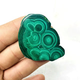 HULIANFU Natural Rock Zambian Malachite Rough Stone Specimen Home Spirit Decoration Life Crystal Gift Anti-decay and Negative Energy