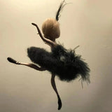 HULIANFU New Little Fairy DIY Wool Felt Dolls Craft Needle Felt Animal Kit Set Handcraft Non Finished Poked Set Handmade Gift