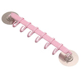 HULIANFU Organizer Hook Plastic Bathroom Sucker Vacuum Frame Towel Double Adjustable Wall Tool Shelves Flexible Cupboard Holder Hanger