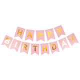 HULIANFU Unicorn Balloon Decoration Happy Birthday Party Supplies Foil Letter Balloon Globos Balony Banner Streamer Baby Shower Balloons