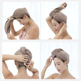 HULIANFU Magic Microfiberrapid drying hair towel towels bathroom Bath Wrap Hat Quick Cap Turban Dry toallas