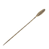 HULIANFU Retro Brass Cigar Pass Needle Cigar Smoker Portable Dredge Drilled Creative Carving Spiral Ventilation Needle Cigar Tool
