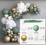 HULIANFU Wedding Balloon Kit Balloons Arch Decoration Birthday Baby Shower Party Birthday Wedding Balloon Decoration Balloons Sets Arch