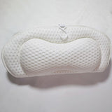 HULIANFU White Butterfly Bath Pillow Breathable Bathroom Cushion Accersories for Home Bathroom Accessories with Suction Cups