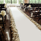 HULIANFU Wedding Aisle Runner Carpet Rugs Indoor Outdoor Festival Film Party Celebration White Wedding Carpet Elegant Wedding Decoration