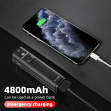 HULIANFU ROCKBROS 1000LM Bike Light Front Lamp USB Rechargeable LED 4800mAh Bicycle Light Waterproof Headlight Bike Accessories