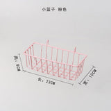 HULIANFU Ins Iron Grid Home Wall Decoration Photo Frame Wall Art Display Storage Shelf Organizer DIY Rack Holder Girl Bedroom Decoration