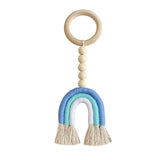 HULIANFU Macrame Rainbow Wall Hanging Decoration Boho Home Decor Party Supplies Baby Shower Dorm Kid Room Bead Tassels Ornaments