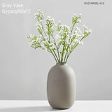 HULIANFU Modern Home Decor Glass Vase Minimalism Living Room Decoration Accessories Vase Decoration Household Flower Vases Gifts