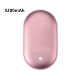 HULIANFU Portable USB Heater Rechargeable Electric Hand Warmer In Winter Double-Sided Heating Mini Mobile Power Supply Handwarmer 2 In 1