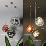 HULIANFU Modern LED PVC Pendant Light Lava Home Decoration Bedroom Living Room Pendant Lamp Dining Room Hanging Lamp Indoor Lighting
