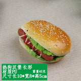 HULIANFU Simulation Bread Model Food Photo Props Artificial Hamburger Fake Sandwich Food Funny Gift Fast Food Shop Display Decor