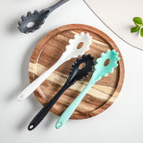 HULIANFU Silicone Pasta Noodle Spoon Pasta Scoop Colander Noodle Spaghetti Ladle Slot Spoon Heat-Resistant Tableware Kitchen Gadget