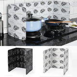 HULIANFU New 1pc Home Stove Foil Plate Screens Prevent Oil Splash Cooking Hot Baffle Kitchen Tool Dividers