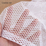HULIANFU Nylon Mesh Washing Bags Underwear Bra Laundry Bag Basket Household Clean Organizer Drawstring Beam Port Household Cleaning