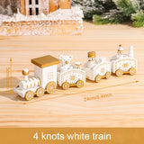 HULIANFU Merry Christmas Wooden Train Ornament Christmas Decoration For Home Santa Claus Gift Natal Navidad Noel  New Year Xmas Decor