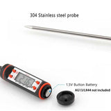HULIANFU LCD Digital Kitchen Probe Thermometer Food Cooking Food Liquid Digital Thermometer Meat BBQ Milk Probe For Kitchen COD