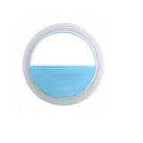 HULIANFU Selfie Ring Light for Mobile Phone Video Light Lighting Camera Portable Dry Battery Dimmable Light Makeup Mini Round Fill Light