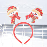 HULIANFU 2023 Christmas Headbands Santa Tree Elk Antlers Headband Kids Adult Headwear Reindeer Ornaments Christmas Decor Party Cosplay Gifts