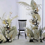 HULIANFU Palm Fan Leaf Palm Leaf Window Reception Party Art Wall Hanging Decoration Wedding Arch Arrangement