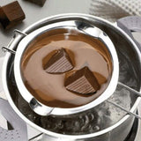 HULIANFU Long Handle Wax Melting Stainless Steel Pot DIY Scented Candle Soap Chocolate Butter Handmade Soap Tool Non-stick Easy Cleaning