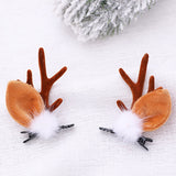 HULIANFU 2023 Christmas Headband Adornment Cute Antler Festival Style Headband Reindeer Ornaments Party Horns Cosplay Accessories