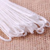 HULIANFU White 5/9 Metres of Braided Cotton Core Waxed Candle Making Wicks for Candle DIY Making