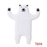 HULIANFU Lovely animal Fridge Hook Key Wall Crochet Holder Removable Kitchen Hooks Home Decor key holder wall can Washed holder wall hook
