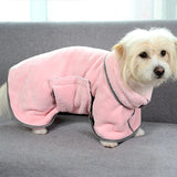 HULIANFU Pet Absorbent Towel Dog Bathrobe Xs-M Pet Dog Bath Towel For Small Medium Large Dogs Microfiber Super Absorbent Pet Drying Towel