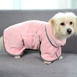 HULIANFU Pet Absorbent Towel Dog Bathrobe Xs-M Pet Dog Bath Towel For Small Medium Large Dogs Microfiber Super Absorbent Pet Drying Towel