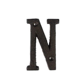 HULIANFU Metal Letters Numbers Cast Iron Decoration House Sign Doorplate DIY Cafe Wall CLH@8