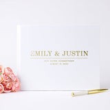 HULIANFU Wedding Guestbook, Country Wedding Souvenirs, Signing Book for Weddings, Personalized Photo Book Ideas, Alternative Guest Book