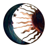 HULIANFU Sun Moon Wall Decoration Waterproof Durable Metal Home Pendant For Decorating House Yard And Elk For Garden