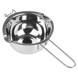 HULIANFU Long Handle Wax Melting Stainless Steel Pot DIY Scented Candle Soap Chocolate Butter Handmade Soap Tool Non-stick Easy Cleaning