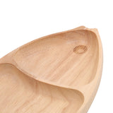 HULIANFU Whole Wood Wood Irregular Oval Solid Wood Pan Plate Fruit Dishes Saucer Tea Tray Dessert Dinner Plate Tableware Set