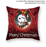 HULIANFU Santa pillowcase Happy New Year 2023 Xmas Gifts  Christmas Decor For Home Merry Christmas Ornament Navidad Natal Xmas Gifts