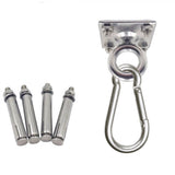 HULIANFU Stainless Steel Suspension Bracket Hammock Mount Ceiling Hook Anchor Hanger For Gym Training Aerial Yoga Sex Swing Hanging Kit
