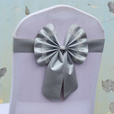 HULIANFU Royal Chair Sashes Set Flower Free Fasten Bowknot Celebration Adjustable Birthday Bow Cover Wedding-celebration Multi-color