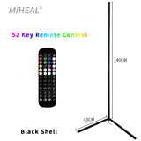 HULIANFU RGB LED Floor lamp Indoor Home Decoration Modern Corner Floor Lamp Living Rome Art Decor Atmospheric Standing Stand Lighting