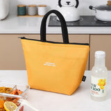 HULIANFU Lunch Bag Lunch Box Thermal Insulated Canvas Tote Pouch Kids School Bento Portable Dinner Container Picnic Food Storage Bags