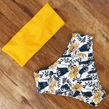 Sexy Animal Printed Bathing Suit Female Push Up Bikini High Waisted Swimsuit Bandage Bikinis Bandeau Swimwear Women Biquini