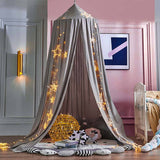 HULIANFU Kids Mosquito Net Baby Crib Curtain Hanging Tent Home Decoration Living Room Bedroom Corner Bed Decor Girl Princess Mosquito Net