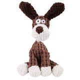 HULIANFU Pet Dog Plush Toy Squeaker Chew Animal Toy Octopus Skin Shell Bite Resistant Plush Toy Funny Durability Molar Toy Pets Supplies